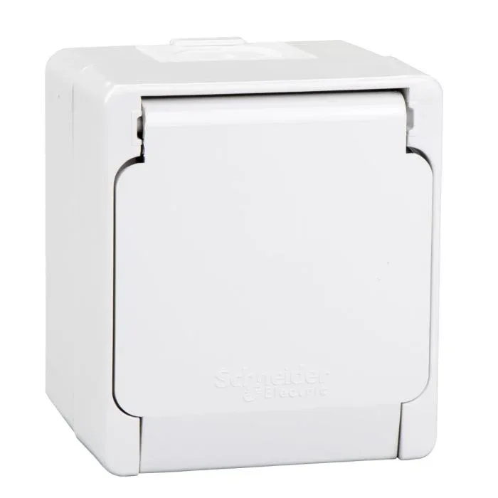 Bella Nemliyer İkili Anahtar + Topraklı Priz - 16A 250V - Kombine İkili Anahtar + Priz (Kapaklı, Sıv