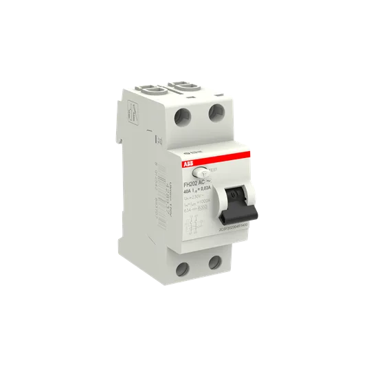 FH202 AC - 2P 40 A, 30 mA, Tip AC - Artık akım rölesi (RCCB)