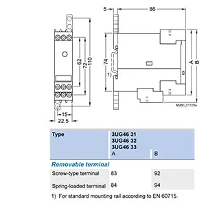 Artık akım (K.A.K) izleme ve açtırma rölesi 0,03...40 A - 2 x CO, dijital ayar, DIN-