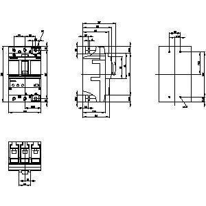 In=400 A (Ir ayarlı 160–400 A), 3 kutup, Icu=55 kA @415 V, ETU320 elektronik tr
