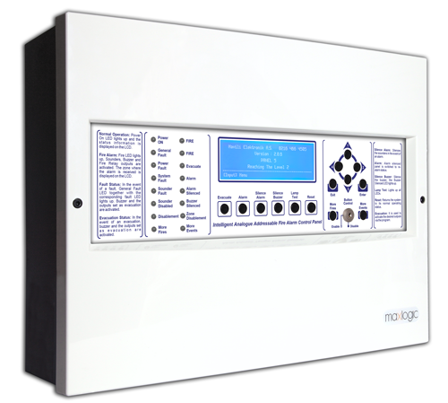 Mavili Maxlogic ML-1221 Adresli Yangın Paneli (1 Loop)